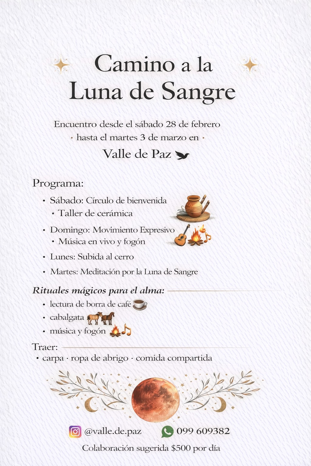 Camino a la Luna de Sangre